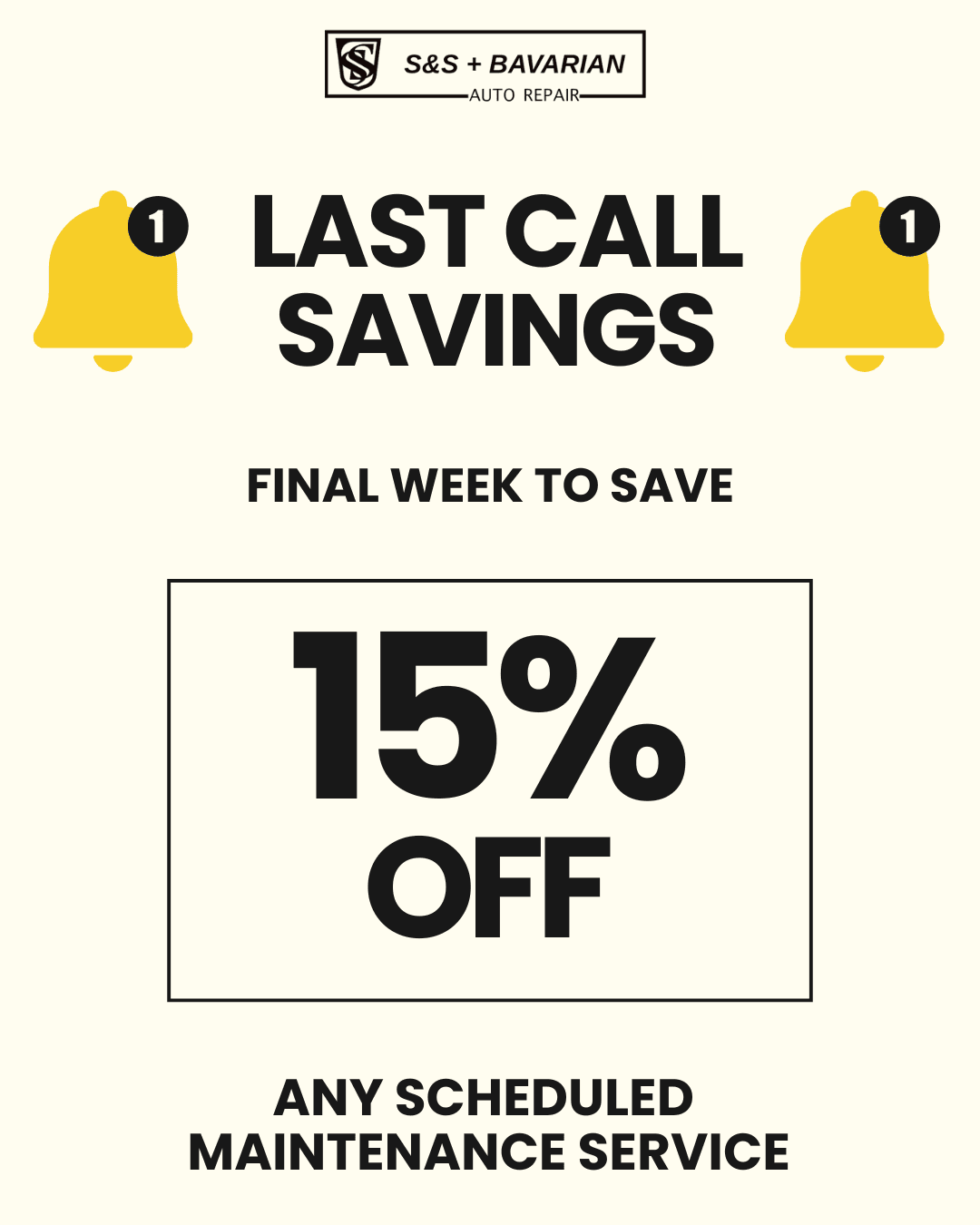 last call for savings
