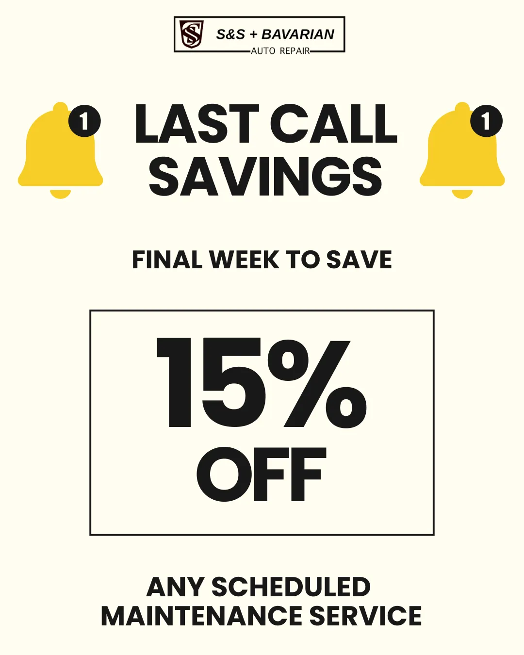 last call for savings